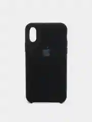 Черный защитный силиконовый чехол для iPhone X iPhone 10, с яблоком