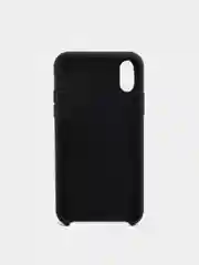 Черный защитный силиконовый чехол для iPhone X iPhone 10, с яблоком