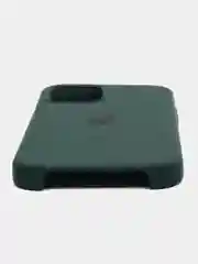 Тёмно-зелёный чехол  для iPhone 12 Silicone Caseчехол на iPhone противоударный, защитный Apple iPhone 12