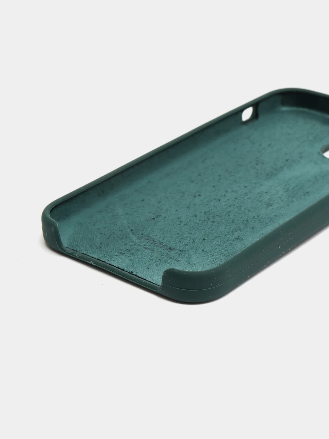Тёмно-зелёный чехол  для iPhone 12 Silicone Caseчехол на iPhone противоударный, защитный Apple iPhone 12