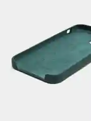 Тёмно-зелёный чехол  для iPhone 12 Silicone Caseчехол на iPhone противоударный, защитный Apple iPhone 12