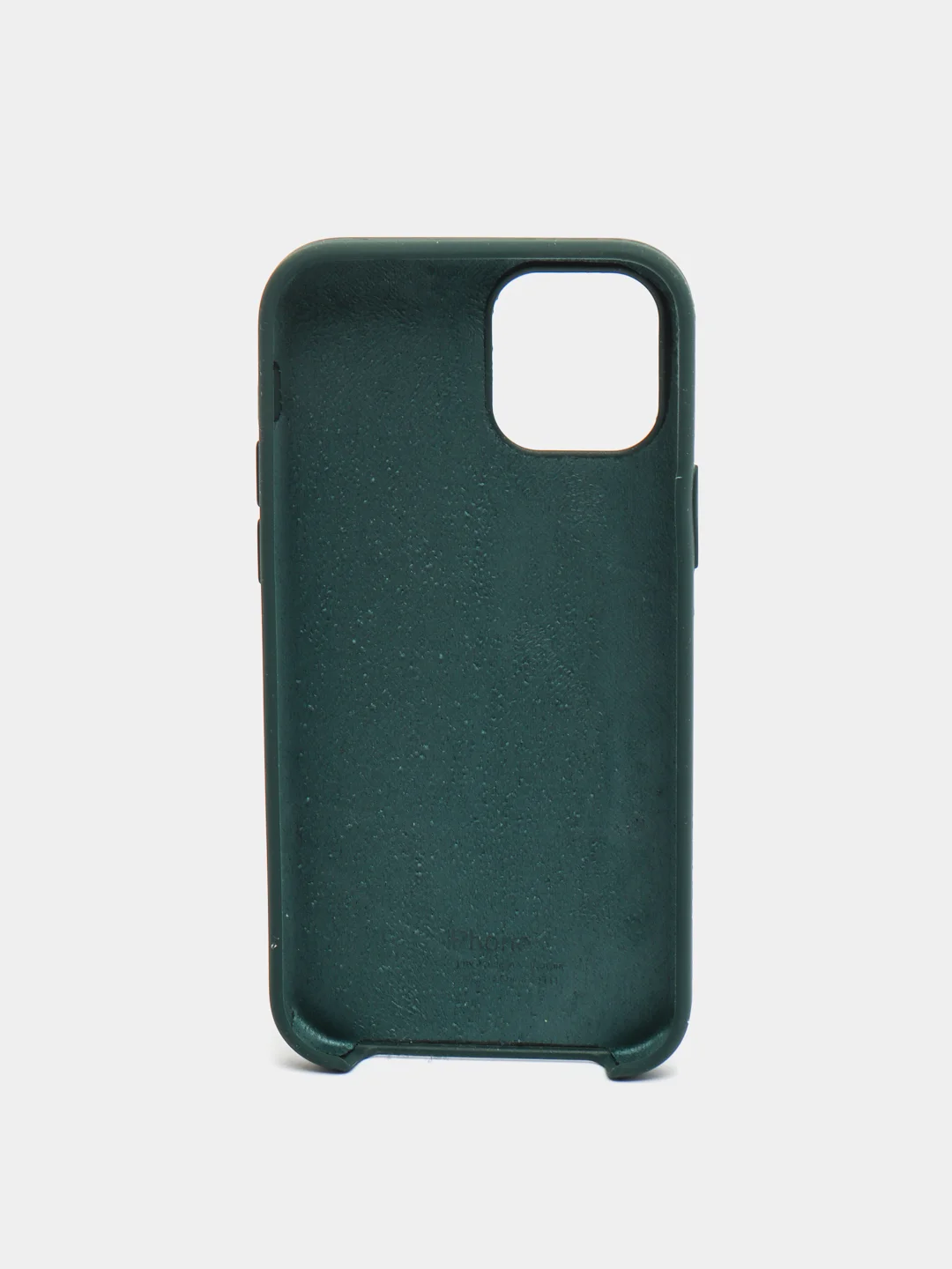 Тёмно-зелёный чехол  для iPhone 12 Silicone Caseчехол на iPhone противоударный, защитный Apple iPhone 12