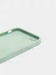 Мятный чехол для iPhone 11, 12, 13, 12 Pro Max, 12 Pro, силиконовый, со стеклянной панелью