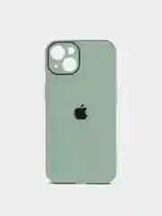 Мятный чехол для iPhone 11, 12, 13, 12 Pro Max, 12 Pro, силиконовый, со стеклянной панелью