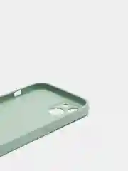 Мятный чехол для iPhone 11, 12, 13, 12 Pro Max, 12 Pro, силиконовый, со стеклянной панелью