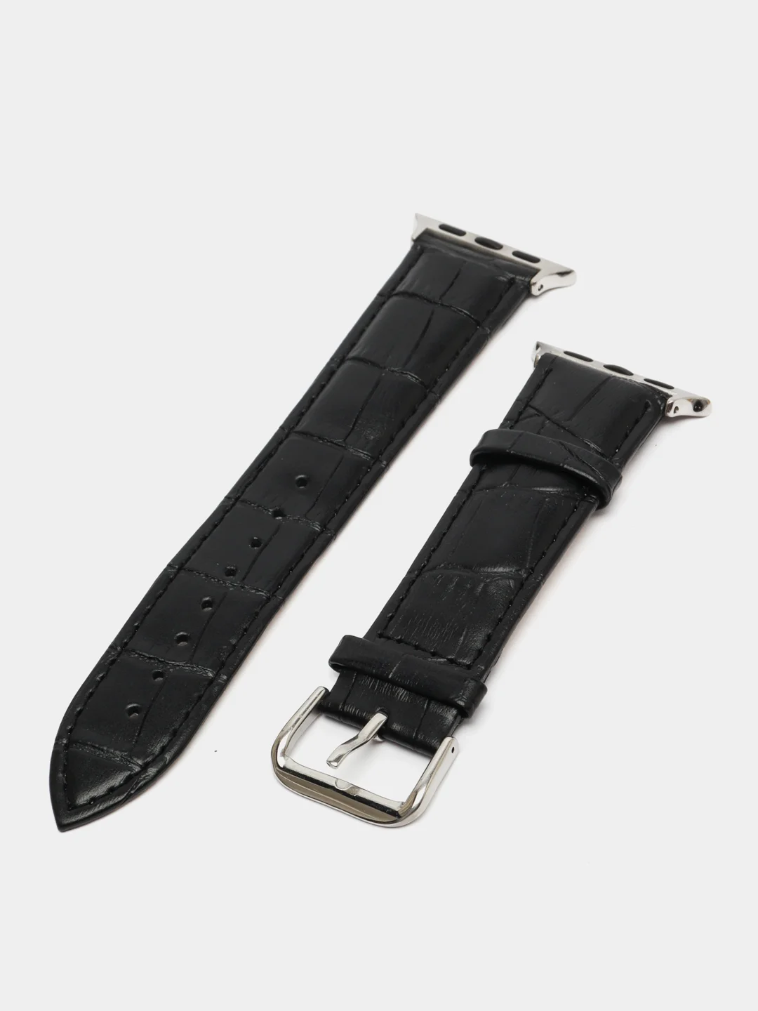 Черный кожаный ремешок для Apple Watch