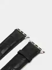 Черный кожаный ремешок для Apple Watch