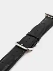 Черный кожаный ремешок для Apple Watch