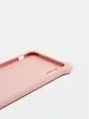 Розовый чехол Baseus Bear Silicone Case Apple iPhone X, XS, XS Max с ремешком