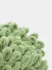 Зеленый puffy Fine Alize пряжа маленькими петельками