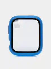 Синий бампер с защитным стеклом для Apple Watch 38/40/41/42/44/45/49