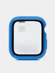 Синий бампер с защитным стеклом для Apple Watch 38/40/41/42/44/45/49