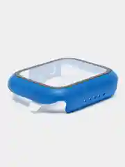 Синий бампер с защитным стеклом для Apple Watch 38/40/41/42/44/45/49
