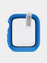 Синий бампер с защитным стеклом для Apple Watch 38/40/41/42/44/45/49
