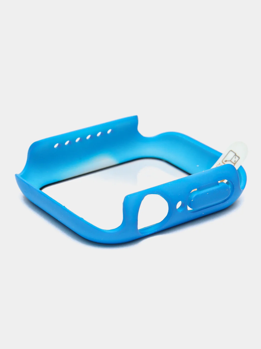 Лазурный бампер с защитным стеклом для Apple Watch 38/40/41/42/44/45/49