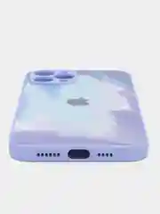 Небесно-голубой чехол для IPhone 12Pro Max