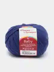 Лазурный пряжа Кроха Троицкая фабрика, 20% шерсть, 80% акрил, 50 г, 135 м