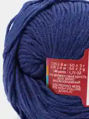 Лазурный пряжа Кроха Троицкая фабрика, 20% шерсть, 80% акрил, 50 г, 135 м