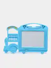 Голубой доска магнитная, детская, для рисования, с печатями, 32 x 22 х 2 см