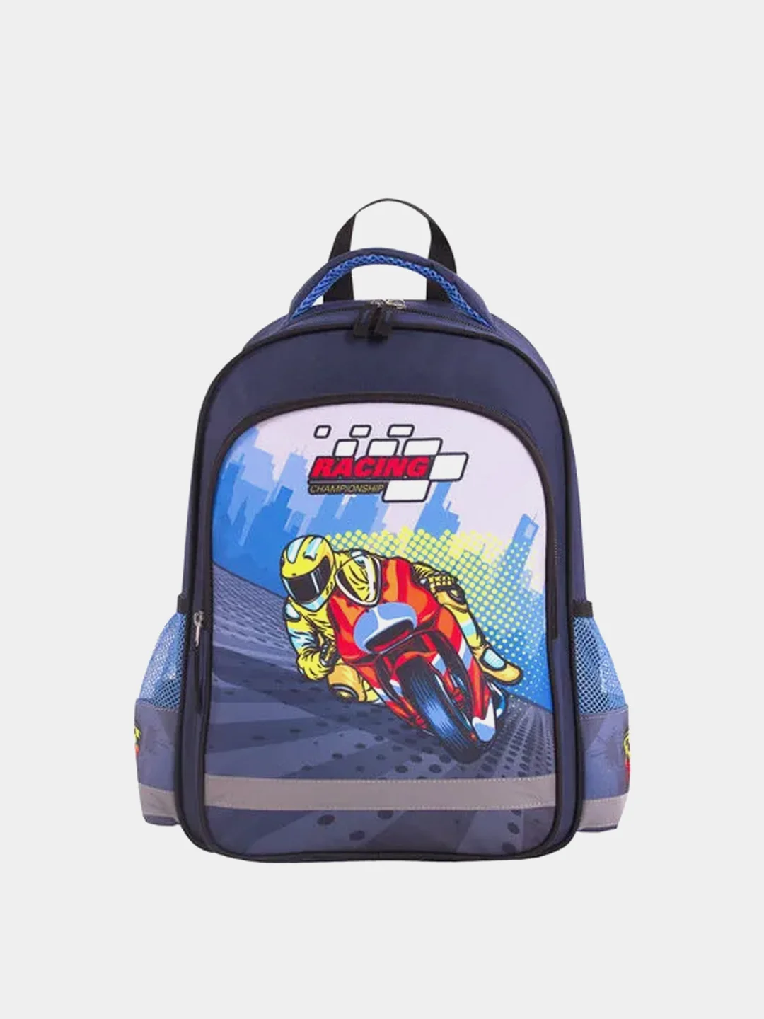 Рюкзак для мальчиков, Пифагор SCHOOL "Moto" для начальной школы