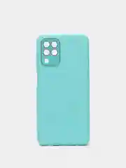 Бирюзовый чехол для Samsung A22 защита камеры