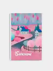 Блокнот, А5, 40 л, мягкий переплёт, 2 скобы