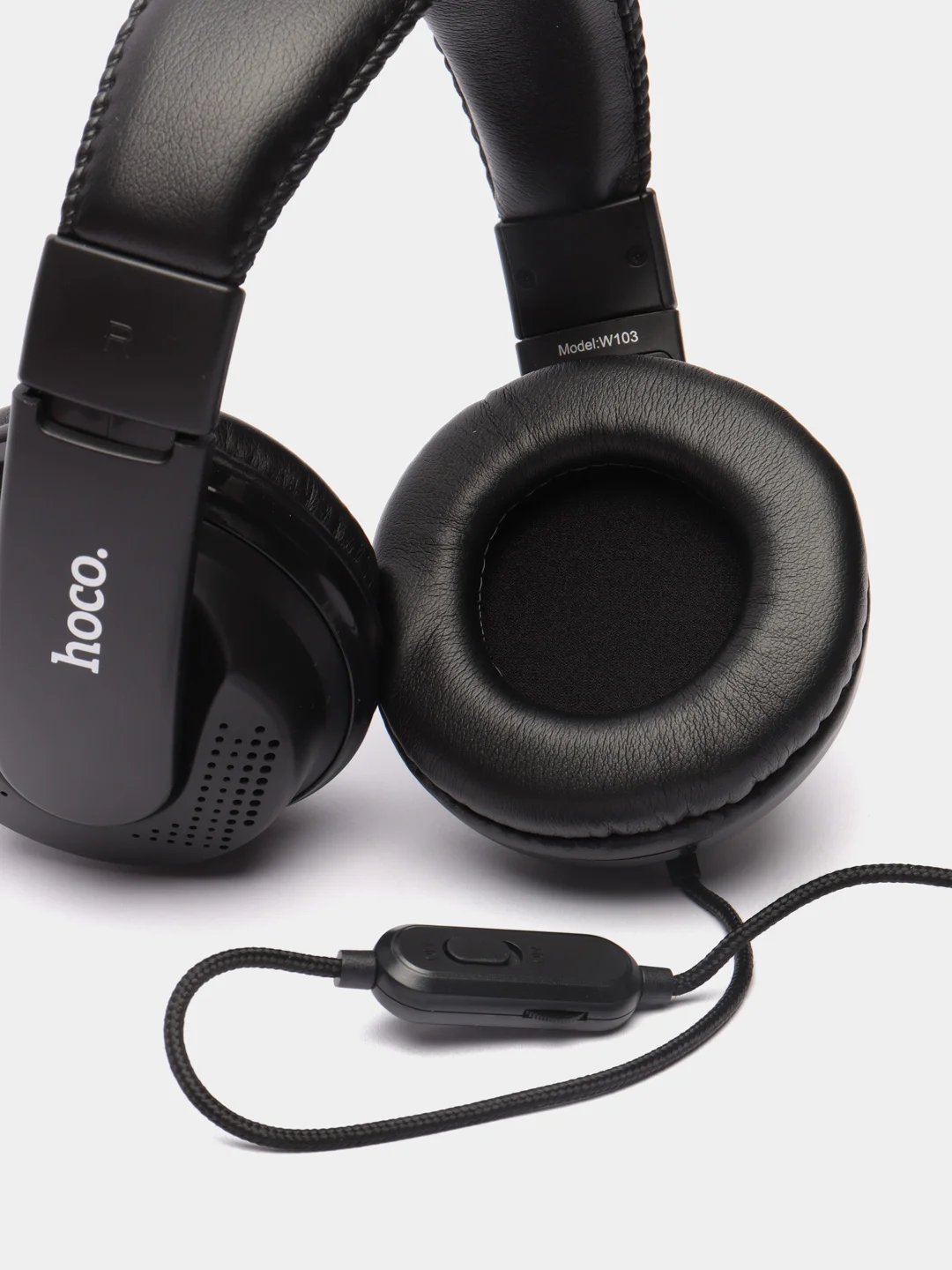 Красный наушники игровые HOCO W103, со всенаправленным микрофоном