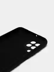 Черный чехол для Samsung A22, M32, M22, бархатный, с защитой камеры, силиконовый