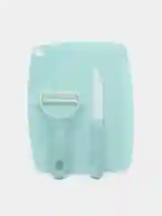 Набор кухонный Ceramic (3 предмета): нож, овощечистка, разделочная доска