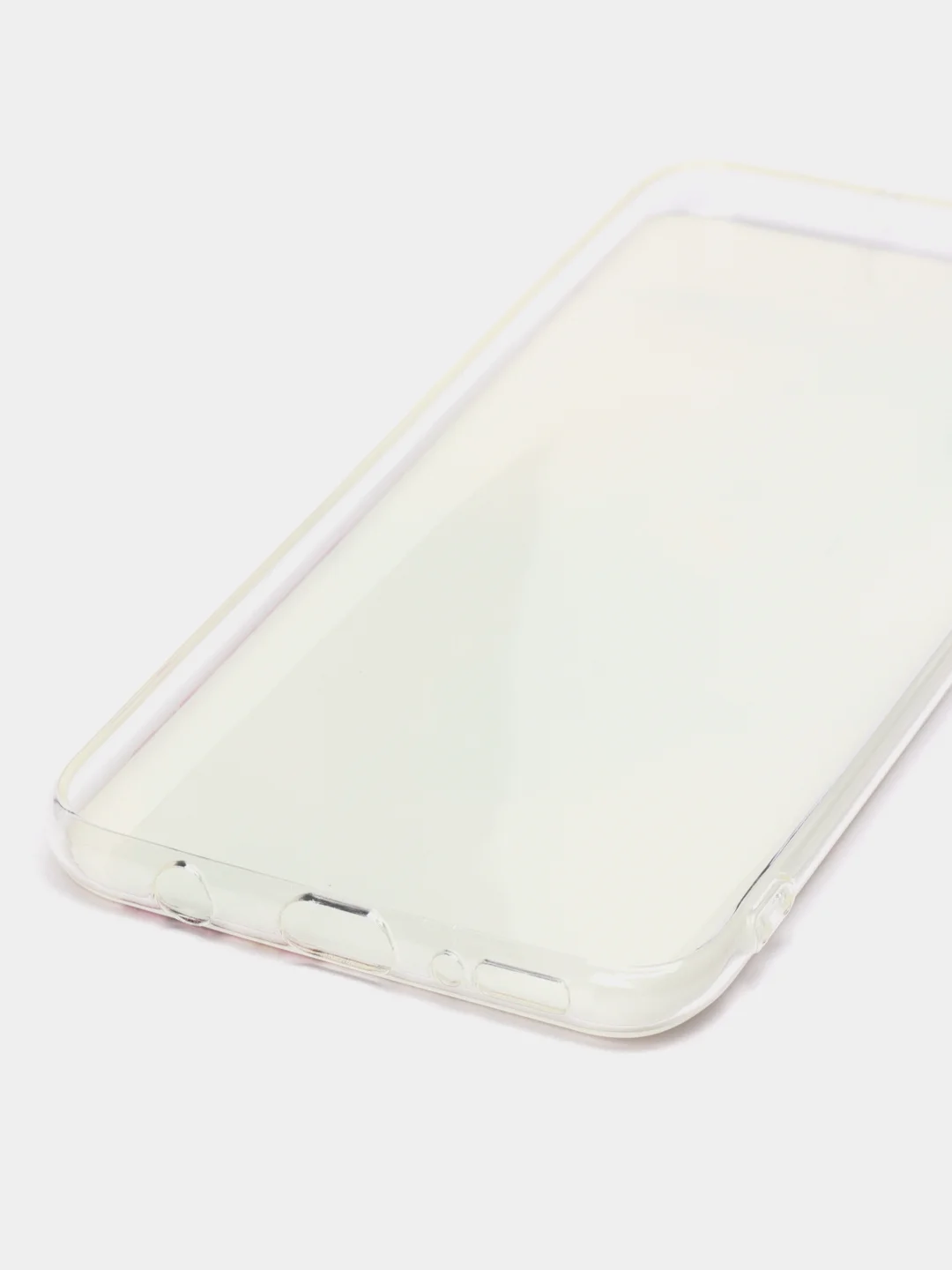 Ледяной силиконовый чехол на Samsung Galaxy A50/A30s / Самсунг А50/А30s прозрачный, с рисунком