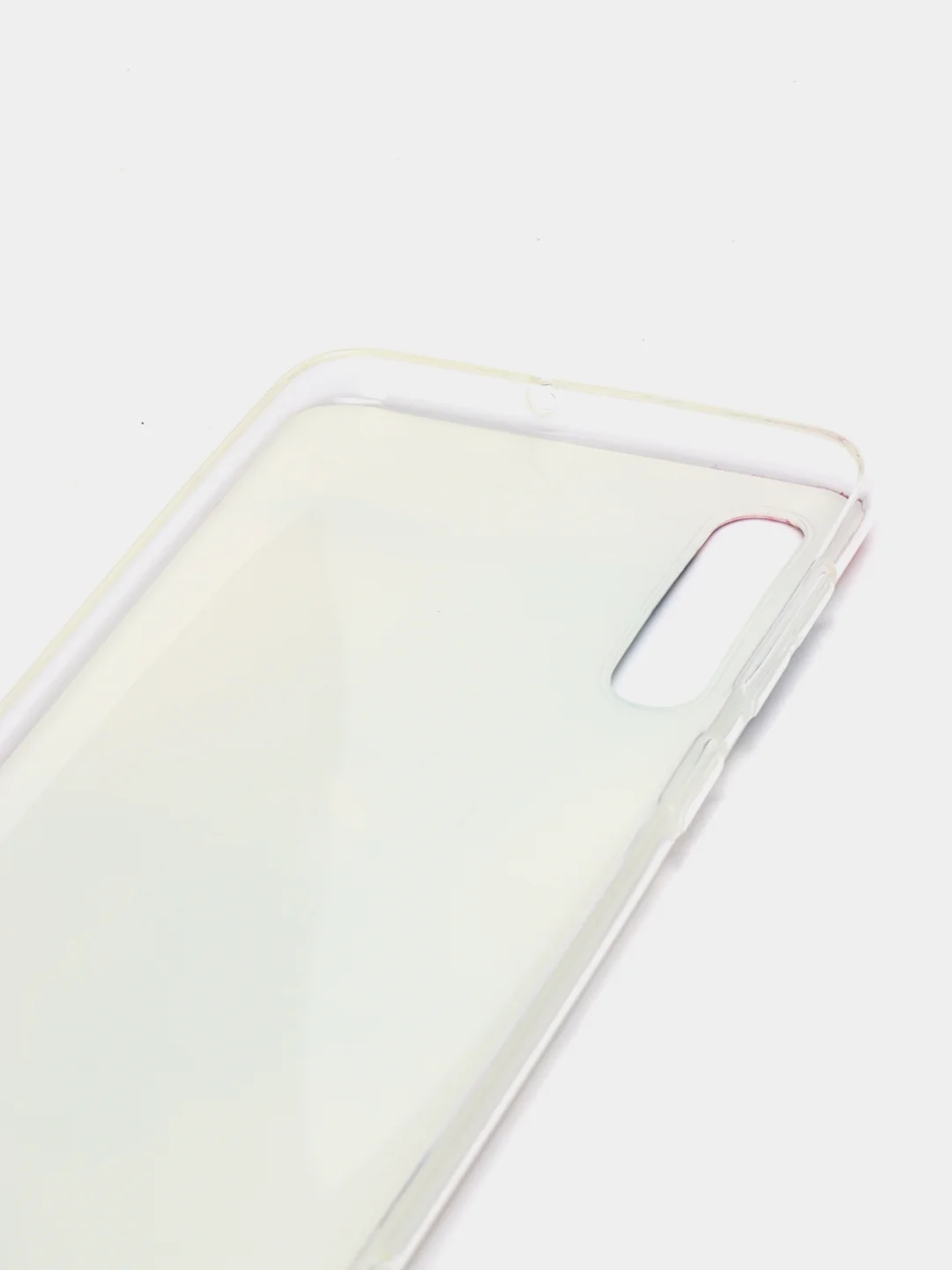 Ледяной силиконовый чехол на Samsung Galaxy A50/A30s / Самсунг А50/А30s прозрачный, с рисунком