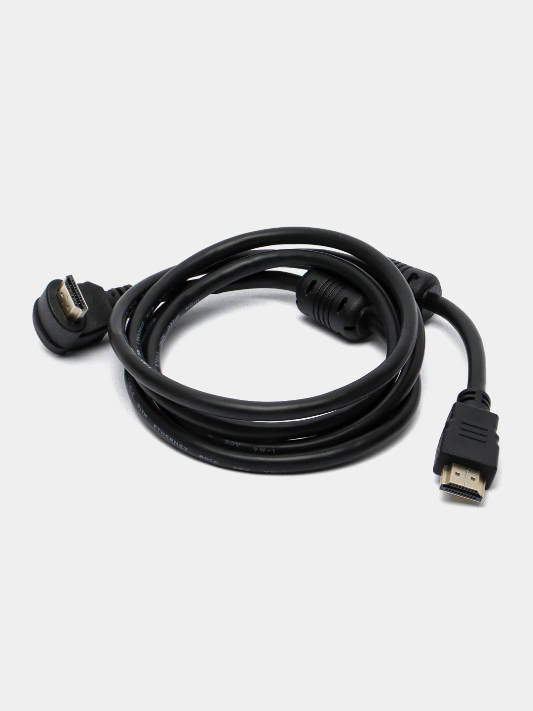 Hdmi кабель угловой JETT v1.4 с 2 ферритовыми фильтрами, длина 1,5/3 метра
