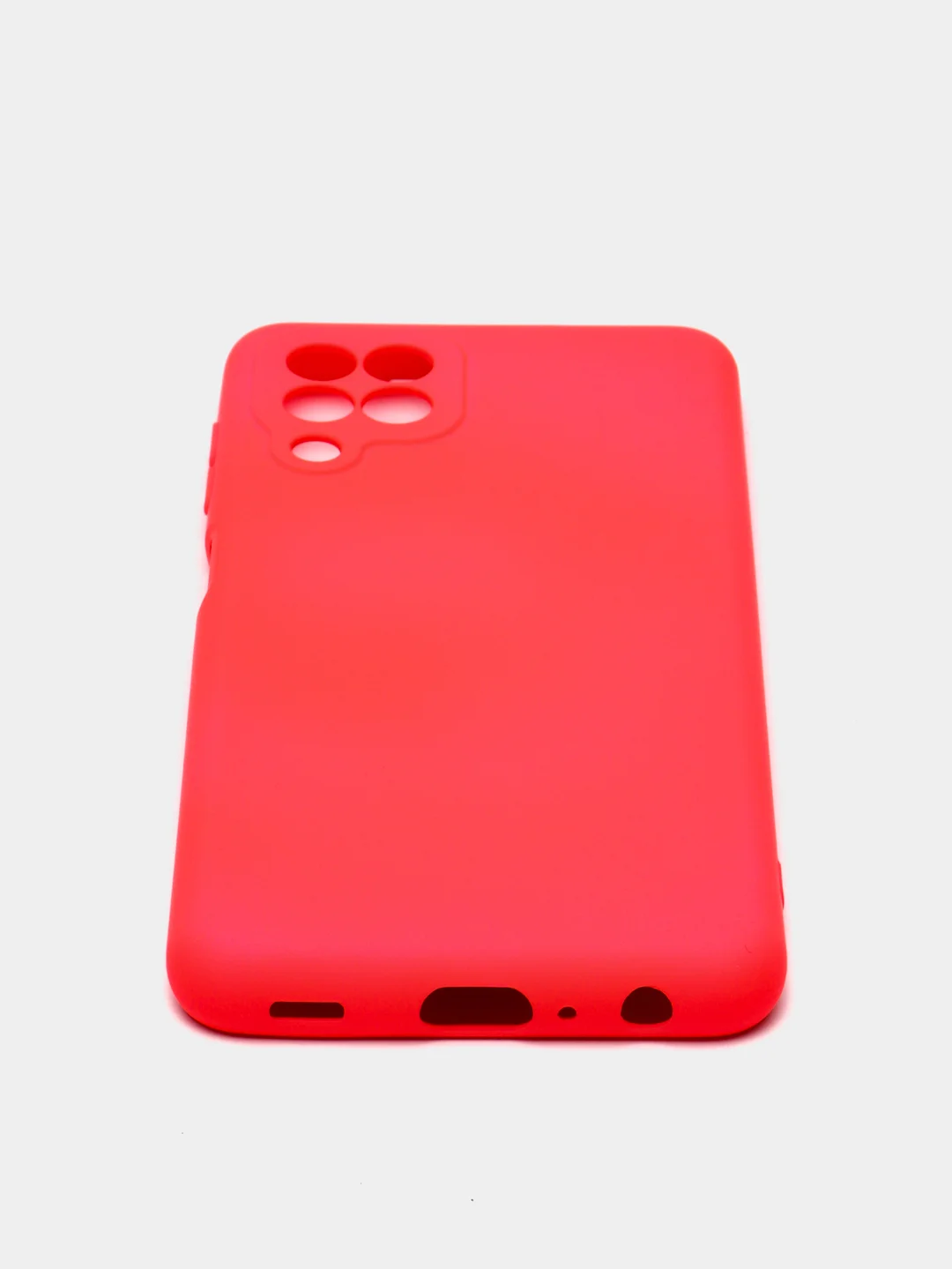 Розовый чехол для Samsung A22, M32, M22, бархатный, с защитой камеры, силиконовый