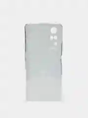 Серебряный силиконовый чехол на Vivo Y31/Y53s 4G / Виво Y31 прозрачный, с рисунком, защита камеры