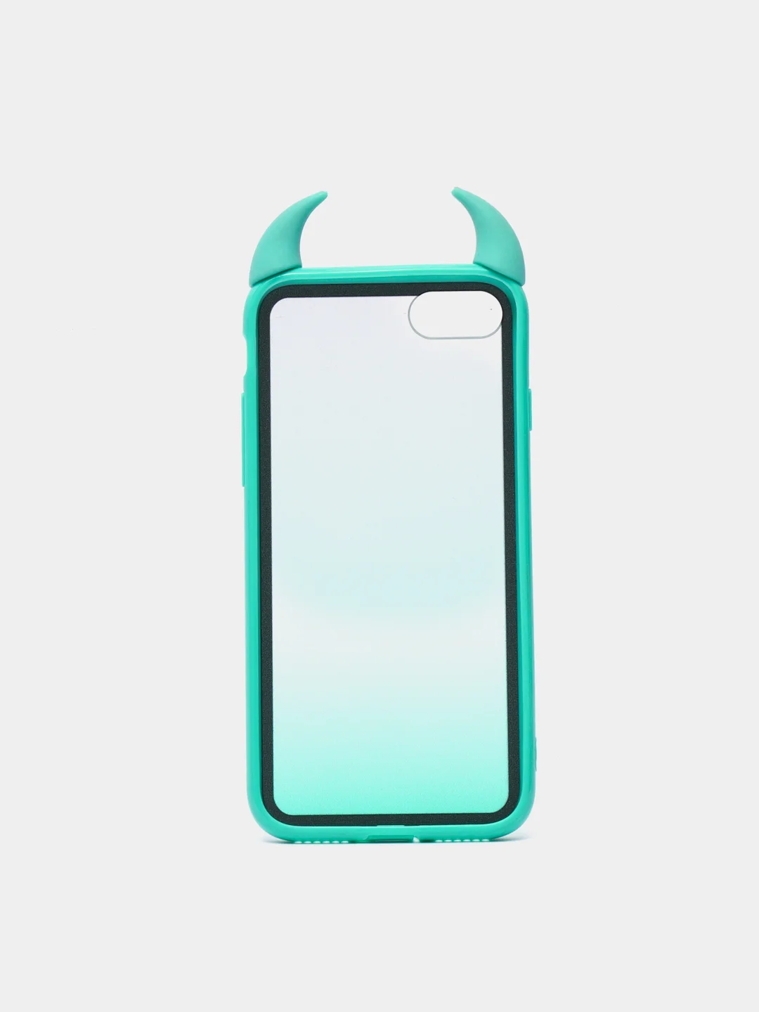 Бирюзовый чехол для iPhone 7/8, с рожками, 6 цветов