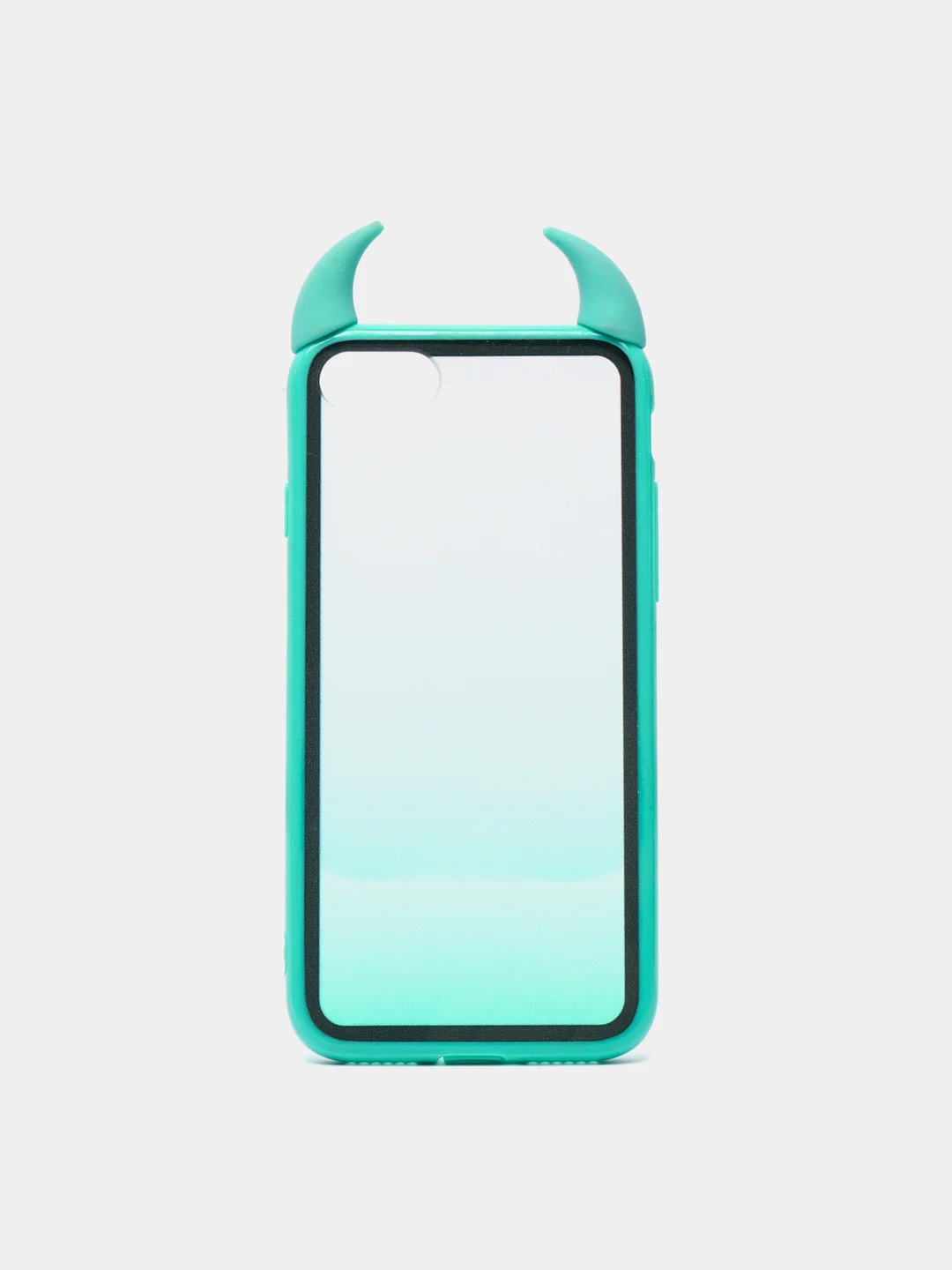 Бирюзовый чехол для iPhone 7/8, с рожками, 6 цветов