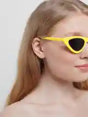 Желтый очки солнцезащитные белые, черные, леопардовые