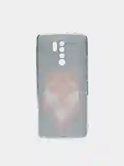 Рыжий силиконовый чехол на Xiaomi Redmi 9 / Сяоми Редми 9 прозрачный, с рисунком, защита камеры