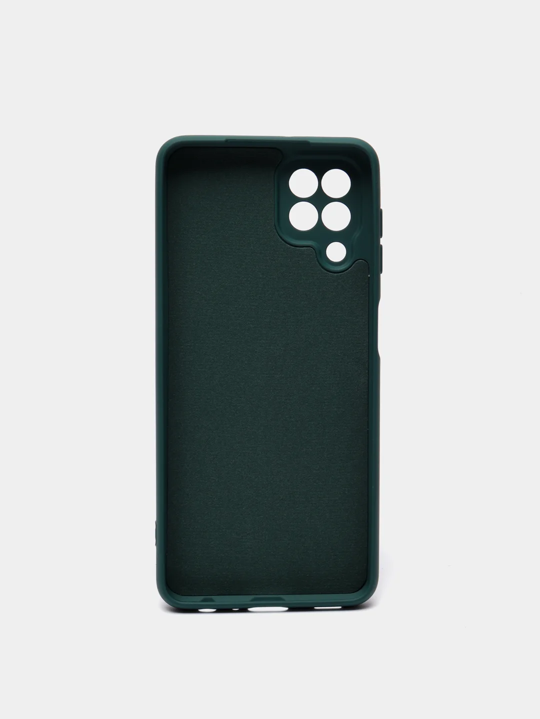 Зеленый чехол для Samsung A22, M32, M22, бархатный, с защитой камеры, силиконовый