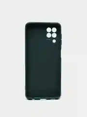 Зеленый чехол для Samsung A22, M32, M22, бархатный, с защитой камеры, силиконовый