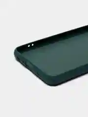 Зеленый чехол для Samsung A22, M32, M22, бархатный, с защитой камеры, силиконовый