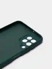 Зеленый чехол для Samsung A22, M32, M22, бархатный, с защитой камеры, силиконовый