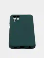 Зеленый чехол для Samsung A22, M32, M22, бархатный, с защитой камеры, силиконовый
