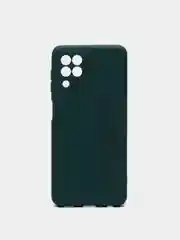 Зеленый чехол для Samsung A22, M32, M22, бархатный, с защитой камеры, силиконовый