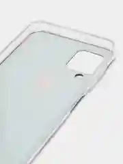 Тёмно-бордовый чехол на Samsung Galaxy A12/M12 / Самсунг А12/М12 прозрачный, с рисунком, защита камеры