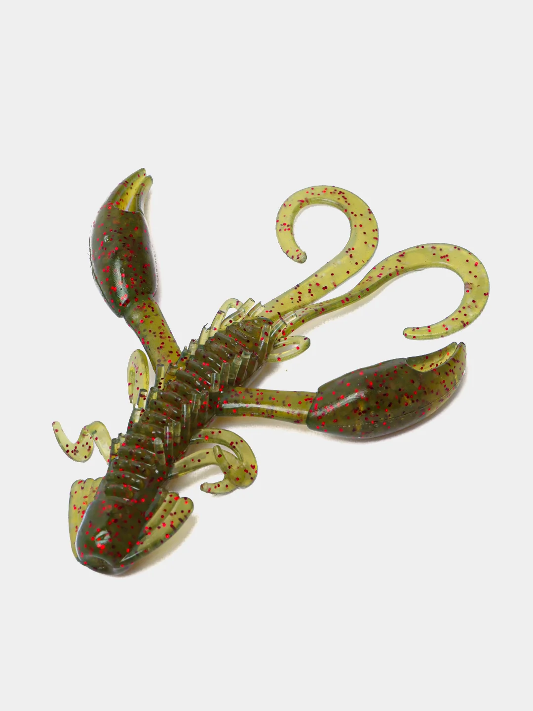 Лесной зеленый твистер LJ PRO SERIES ROCK CRAW
