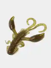 Лесной зеленый твистер LJ PRO SERIES ROCK CRAW