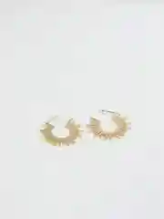 Серебряный женские серьги геометрия