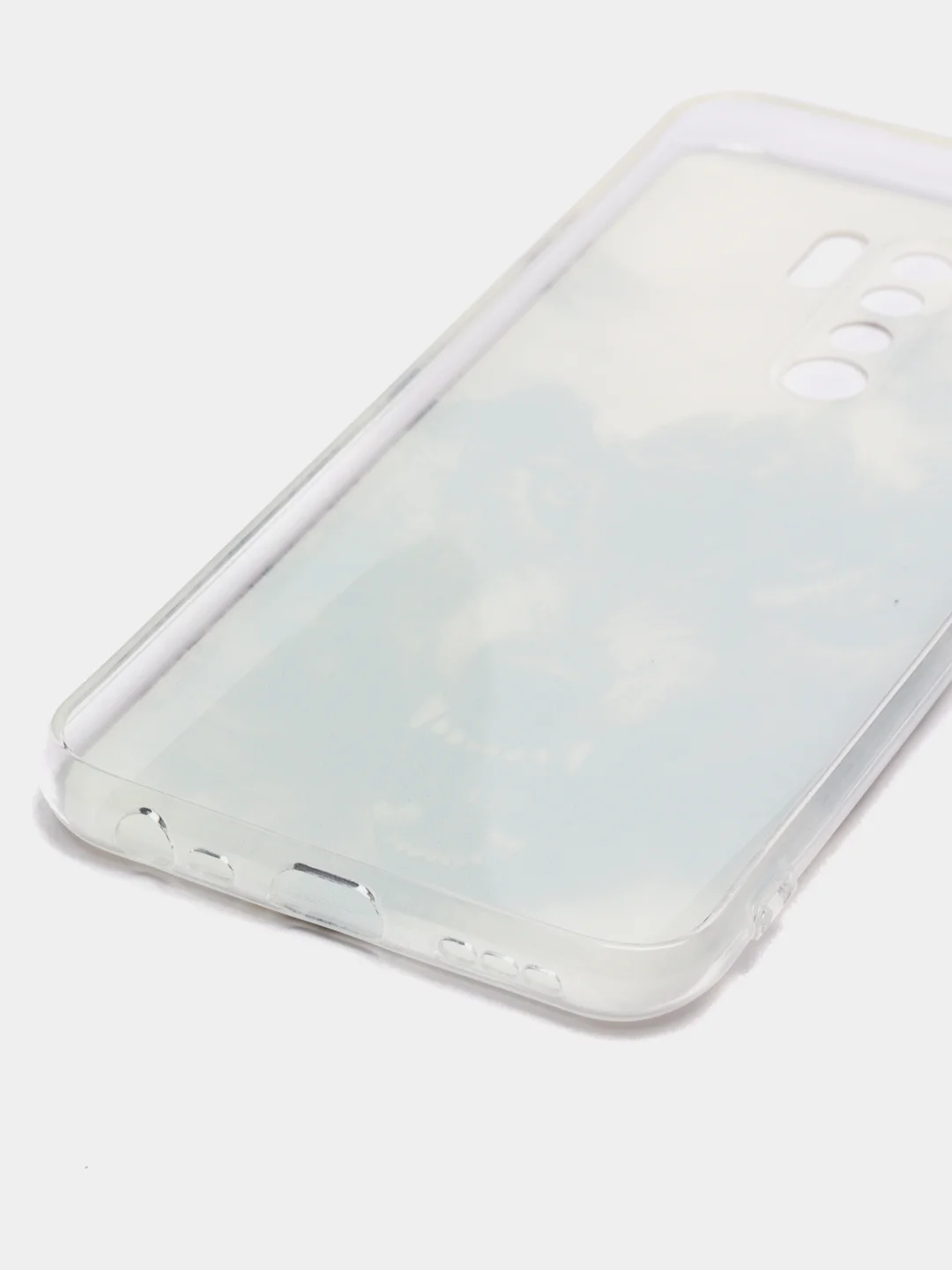 Приглушённый хаки силиконовый чехол на Xiaomi Redmi 9 / Сяоми Редми 9 прозрачный, с рисунком, защита камеры