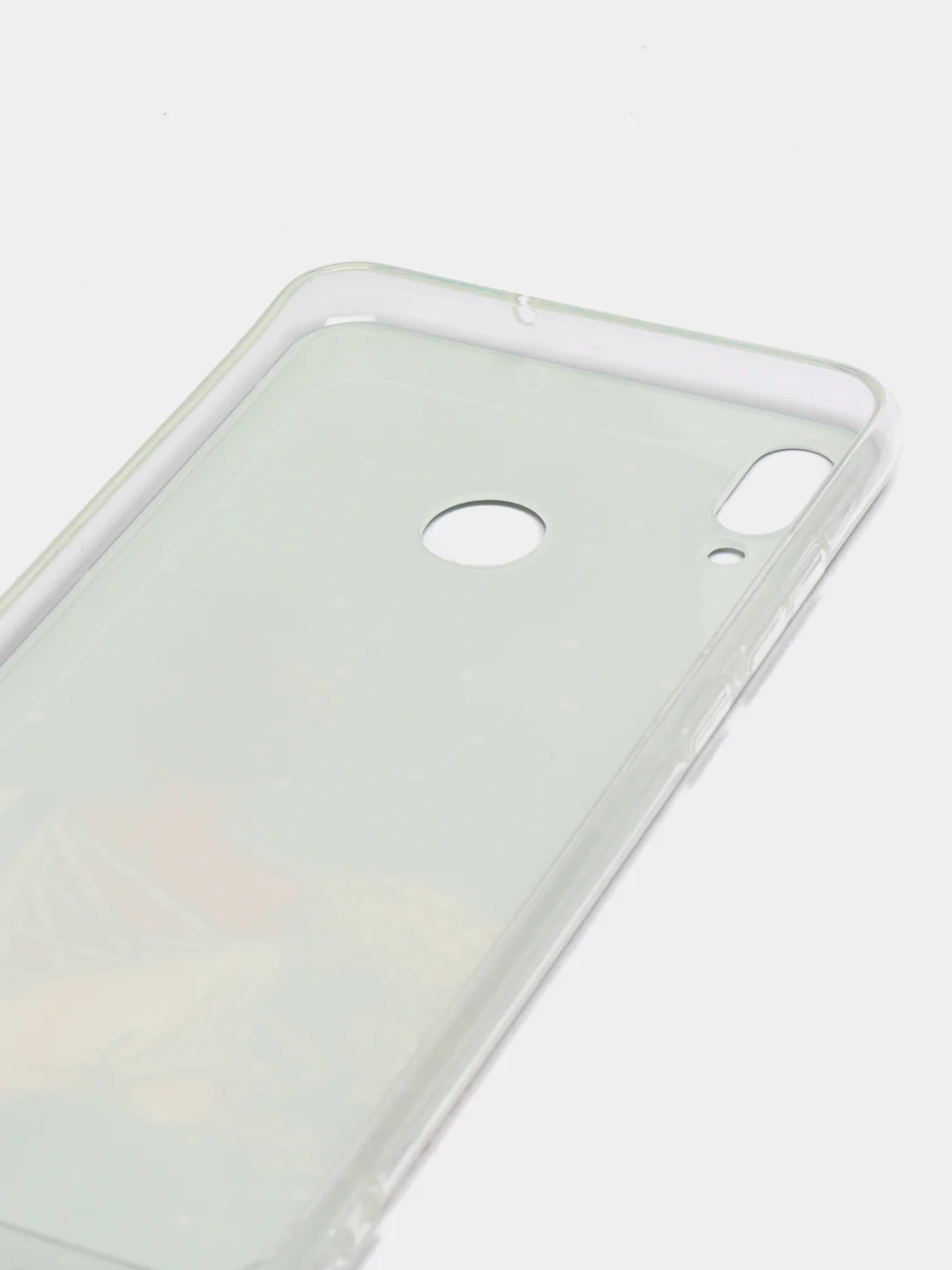 Тёмно-серый чехол на Xiaomi Redmi Note 9S/9 Pro / Сяоми Редми Нот 9S/9 Про прозрачный, с рисунком